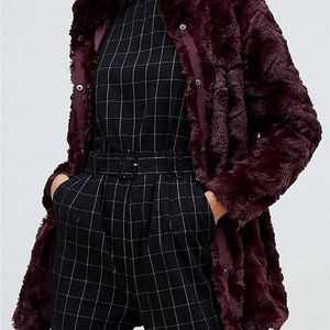 ASOS Vero Moda faux fur coat XS